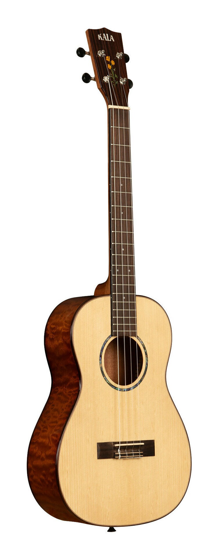 KALA KA-20TH-SQS-B_W-BAG スプルース単板トップ バリトン ウクレレ 20周年記念モデル【送料無料】【ポイント5倍】