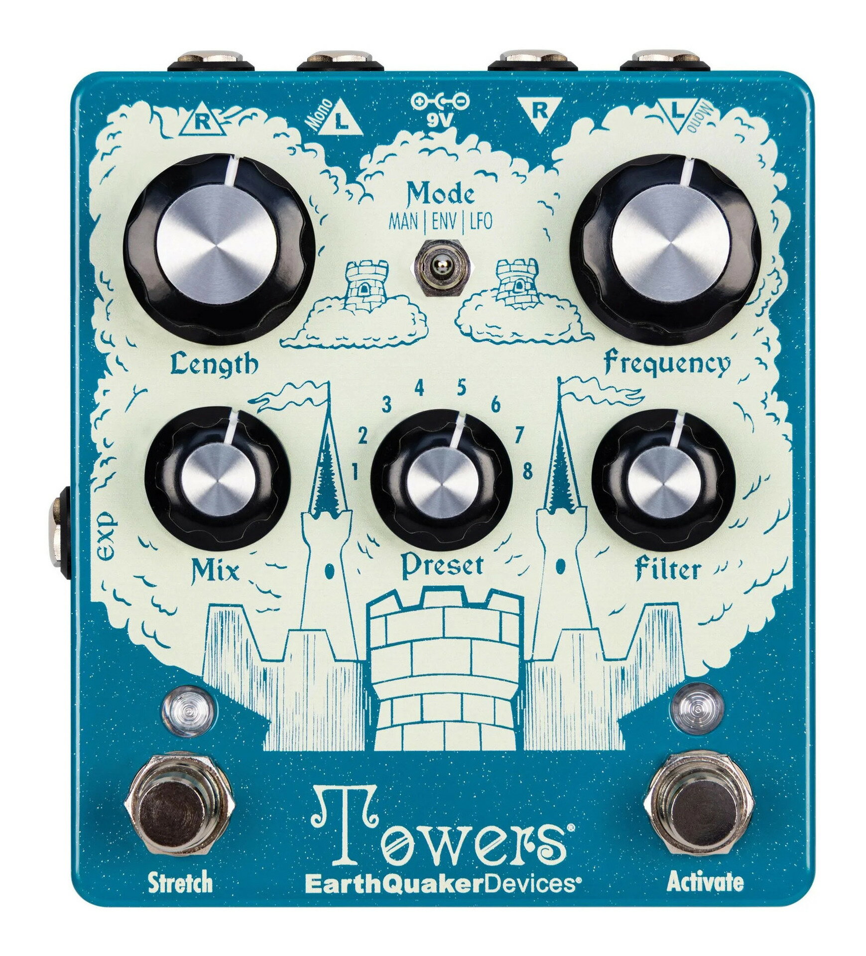 樂天商城 - EarthQuaker Devices Towers EQD ステレオ フィルター リバーブ【送料無料】【ポイント5倍】