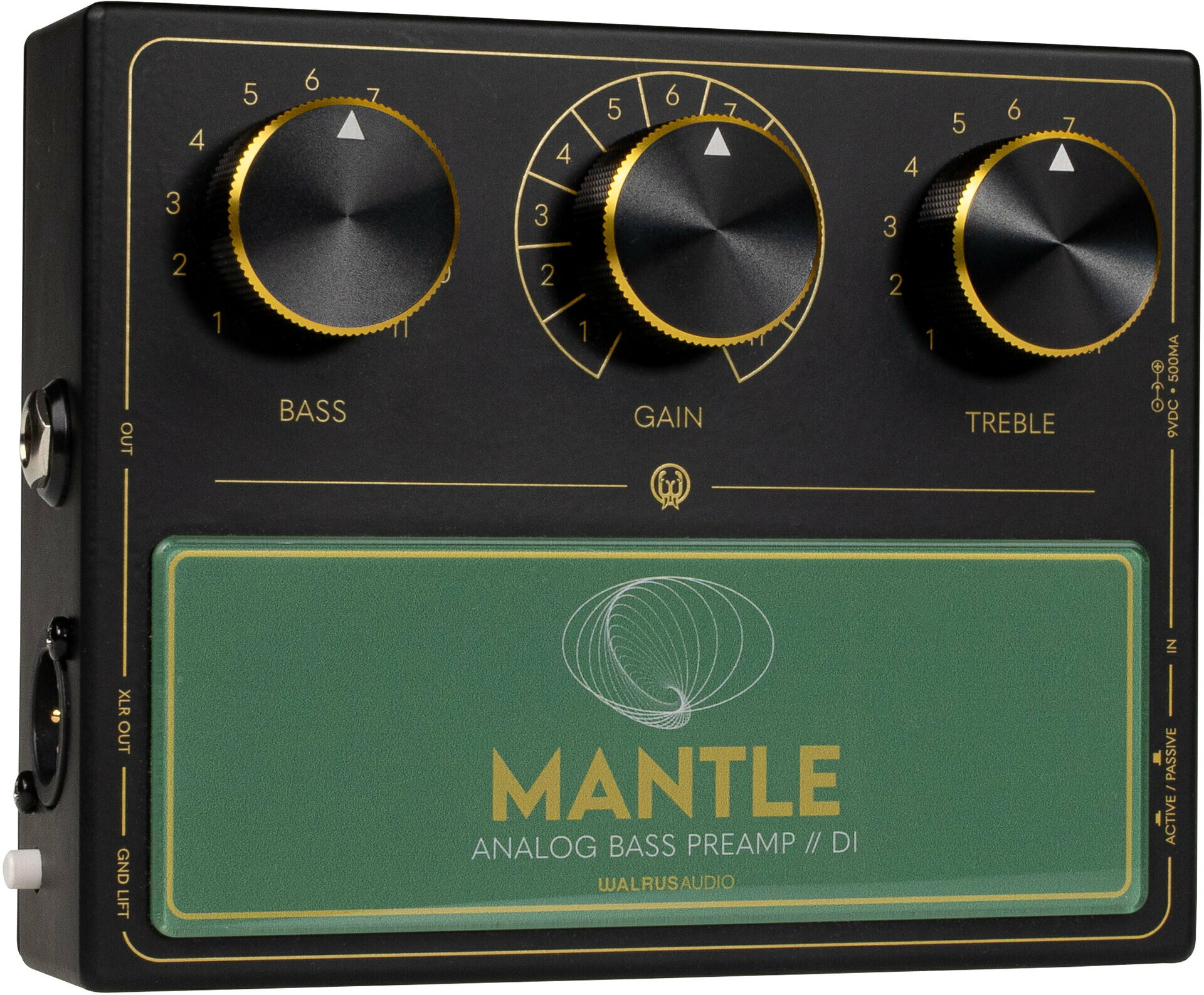 【ご予約商品:4/11発売】WALRUS AUDIO WAL-MANT ウォルラスオーディオ Mantle Analog Bass Preamp // D.I. ベース用プリアンプ/DIペダル【送料無料】【ポイント5倍】