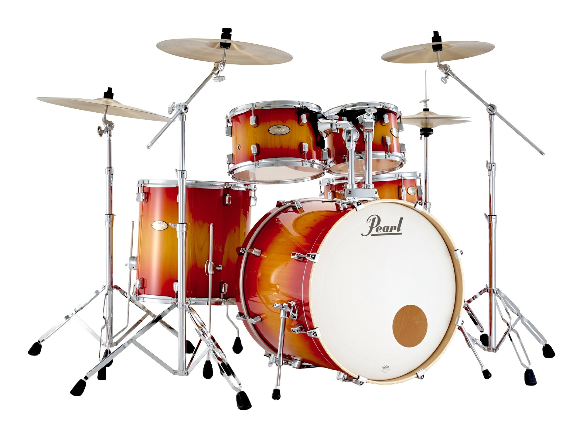 Pearl DMPA825S/C-2CSN #870 サンセット パイン バースト パール DECADE MAPLE ARTISANシリーズ 2クラッシュシンバル仕様 ドラムセット/限定カラー【送料無料】【ポイント5倍】