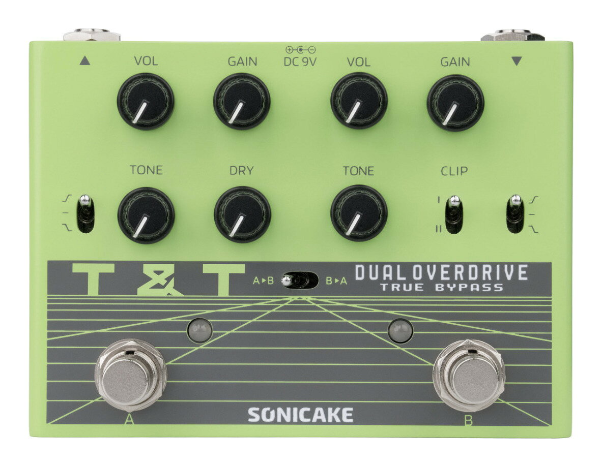 SONICAKE QDS-07 ソニケーキ T＆T デュアル チャンネル オーバードライブ ペダル【送料無料】【ポイント5倍】｜さくら山楽器
