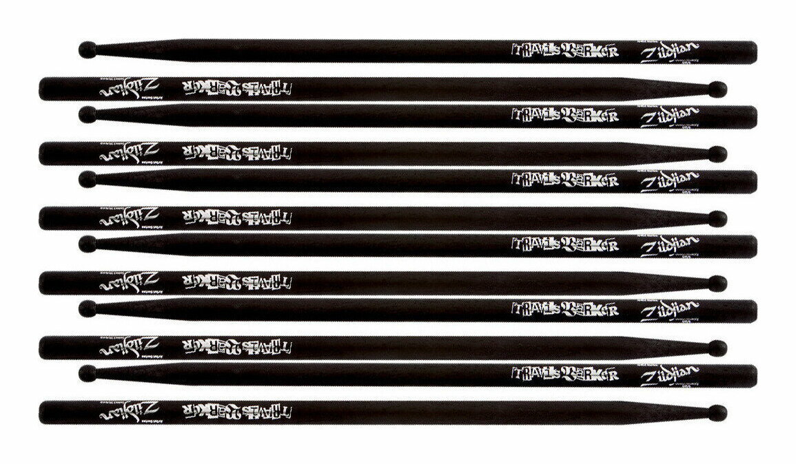 Zildjian ZASTBLK/6ペア Travis Barker / blink-182 トラヴィス バーカー ドラムスティック/6ペア【送料無料】