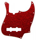 D’Andrea DPP JB RDS (Red Sparkle) ジャズベース用 ピックガード【メール便発送・全国送料無料・代金引換不可】