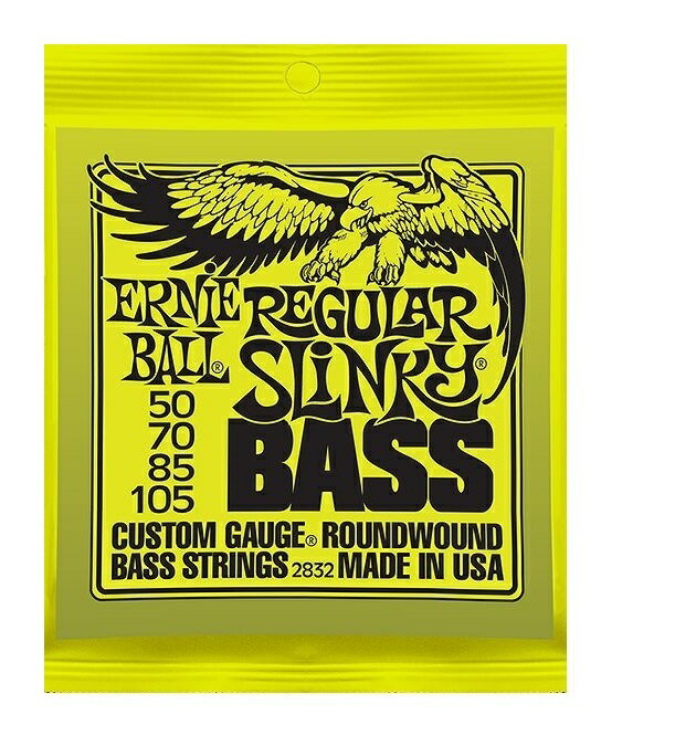 【ベース弦 ×1セット】アーニーボール ERNIE BALL 2832 ×1セット REGULAR SLINKY[50-105]【メール便発送・全国送料無料・代金引換不可】