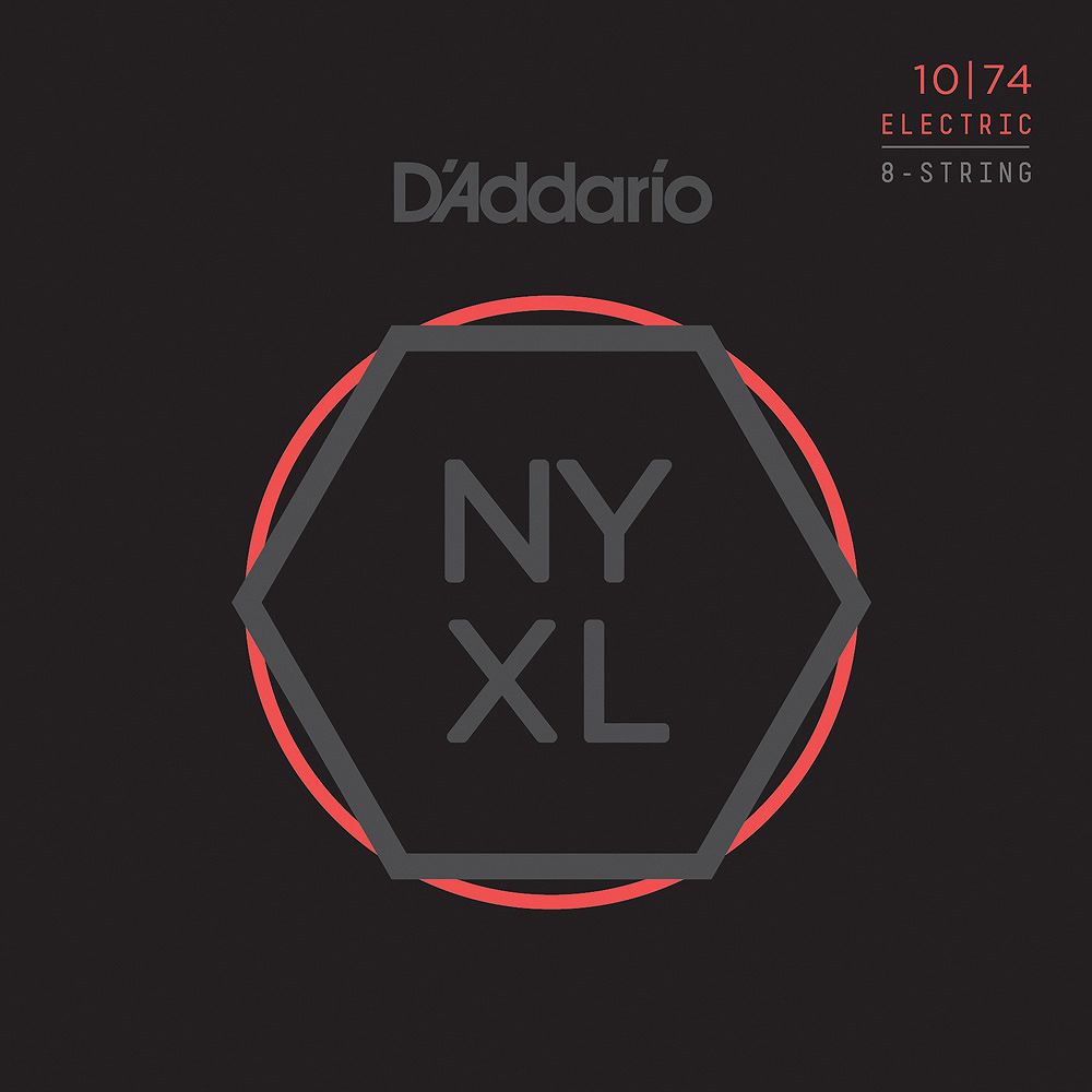 【弦 ×10セット】ダダリオ D’Addario NYXL1074 ×10 8弦ギター用 Light Top / Heavy Bottom[10-74]【メール便発送・全国送料無料・代金..