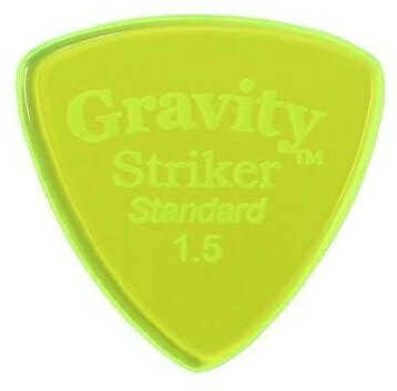 GRAVITY GUITAR PICKS GSRS15P Striker -Standard- [1.5mm/Fluorescent Green] アクリル ピック【ポイント5倍】【メール便発送・全国送料無料・代金引換不可】【smtb-TK】