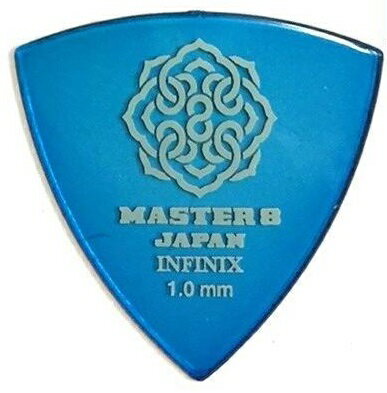 【10枚セット】MASTER8 JAPAN IF-TR100 ×10 INFINIX 三角 1.0mm ギター ピック 【メール便発送・全国送料無料・代金引換不可】