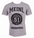 マイネル MEINL M40-M Tシャツ カレッジロゴ Gray [Mサイズ]【国内正規品】【メール便発送・全国送料無料・代金引換…