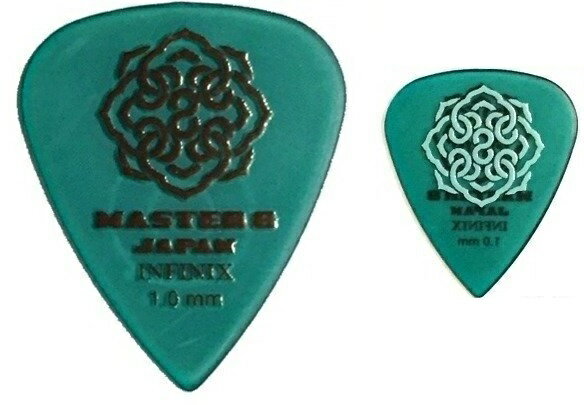 【10枚セット】MASTER8 JAPAN IFHPR-TD100 ×10 INFINIX HARD POLISH ティアドロップ 1.0mm RUBBER GRIP 滑り止め加工 ギターピック【メール便発送 全国送料無料 代金引換不可】【ポイント2倍】