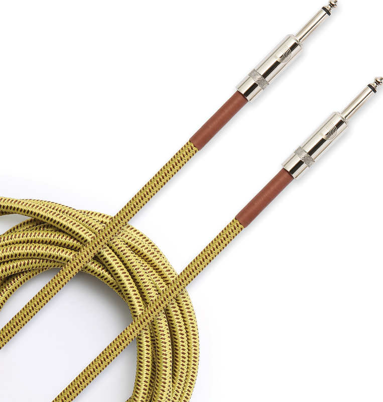 DAddario PW-BG-15TW [4.6m S/S] Custom Series Braided Instrument Cables  ֥ OK̵