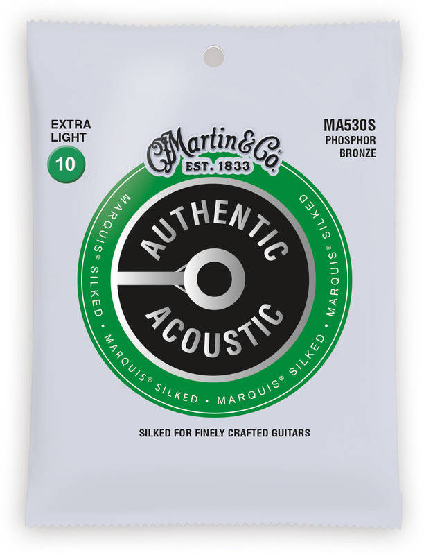 MARTIN MA530S ×1 [10-47] Authentic Acoustic Marquis Silked/Extra Light【メール便発送・全国送料無料・代金引換不可】