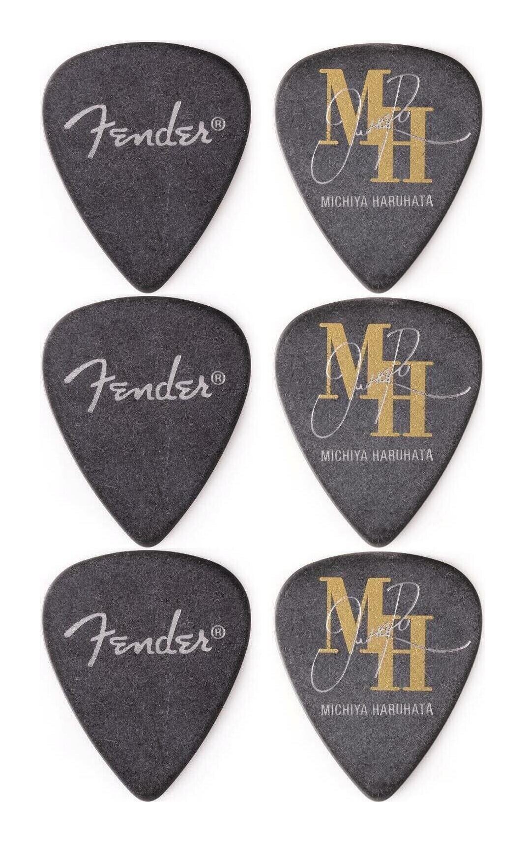 Fender Artist Signature Pick Michiya Haruhata/6枚セット / 春畑道哉(TUBE) シグネチャー ギター ピック【メール便発送・全国送料無料・代金引換不可】