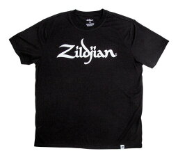 Zildjian T3011 クラシック ロゴ Tシャツ ブラック Mサイズ【メール便発送・全国送料無料・代金引換不可】【ポイント5倍】