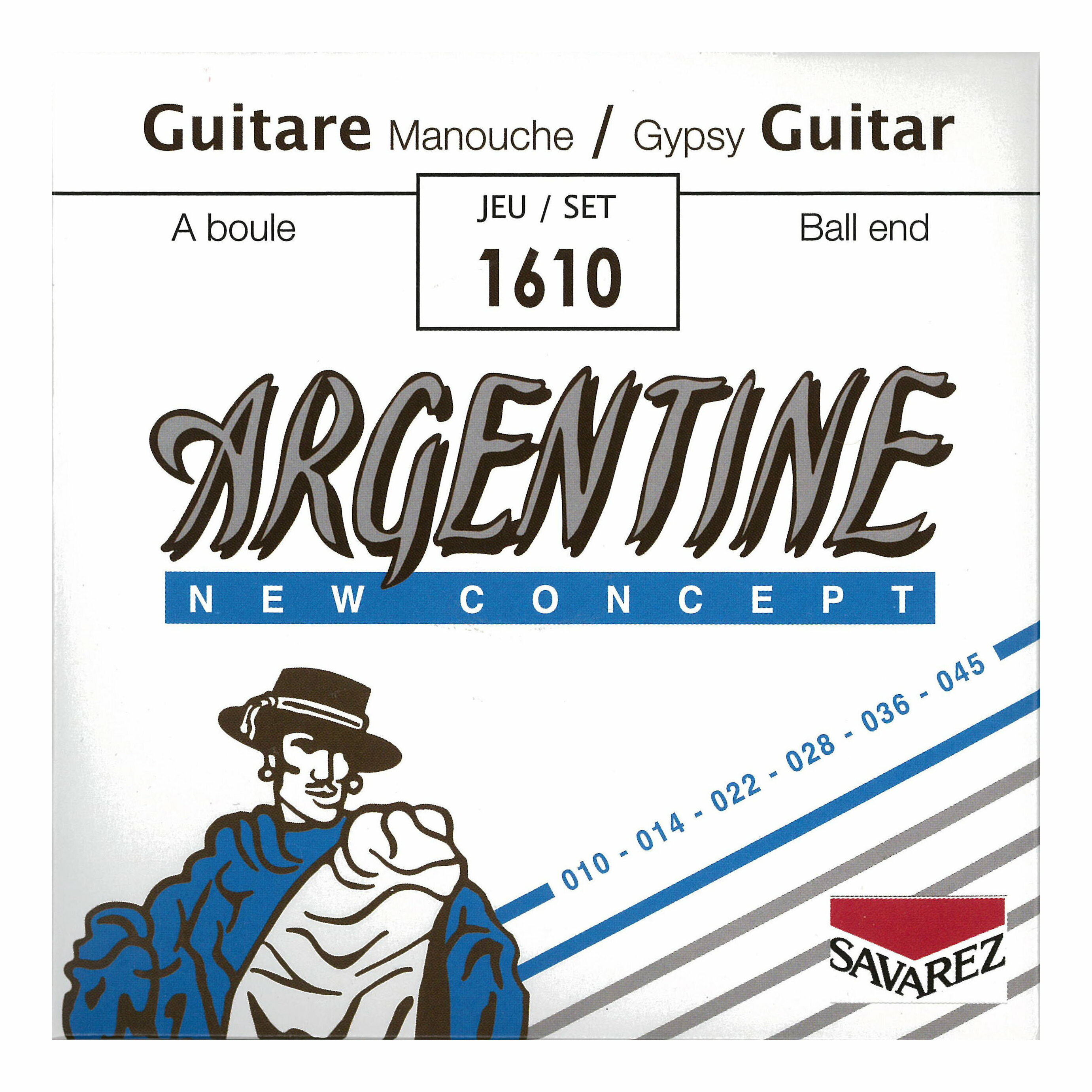 【弦 ×1セット】サバレス SAVAREZ 1610 ×1セット ジャンゴ・ラインハルト【メール便発送・全国送料無料・代金引換不可】