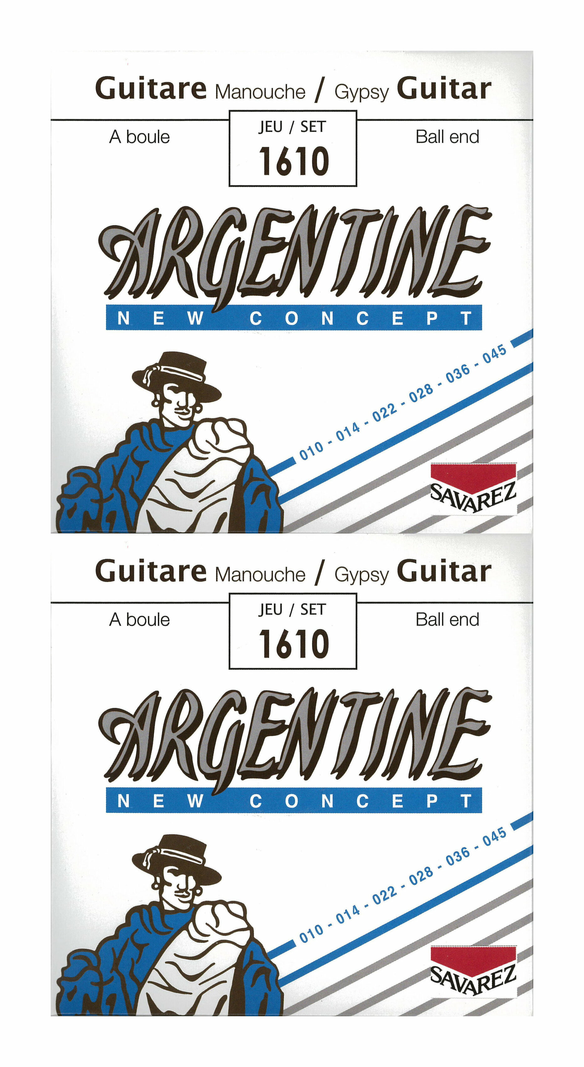 【弦 ×2セット】サバレス SAVAREZ 1610 ×2セット ジャンゴ・ラインハルト【メール便発送・全国送料無料・代金引換不可】