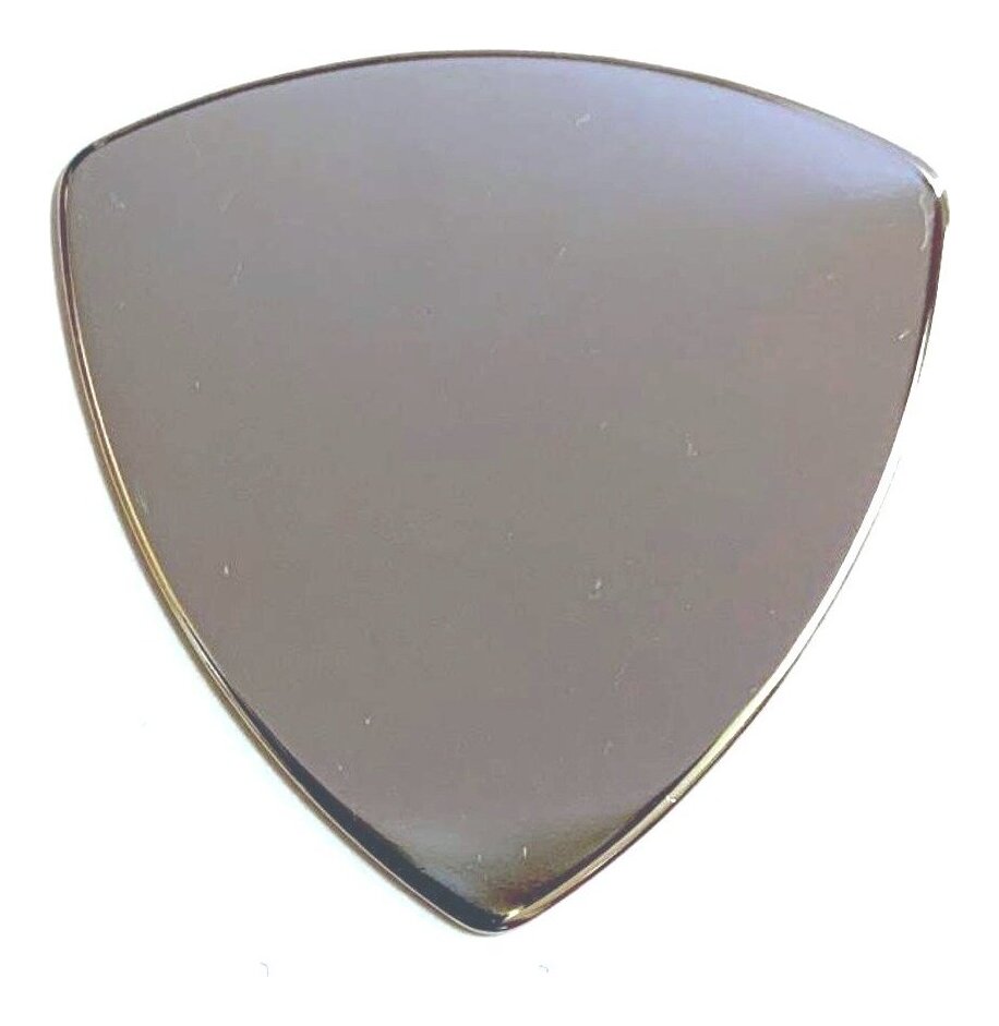 APK-STL01 ステンレス ギター ピック 鏡面仕上げ おにぎり型 0.8mm/オリジナル商品【メール便発送・全国送料無料・代金引換不可】