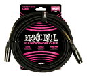 ERNIE BALL 6392 マイクケーブル ブレイデッド・ジャケット 6.1m XLRオス-XLRメス【送料無料】