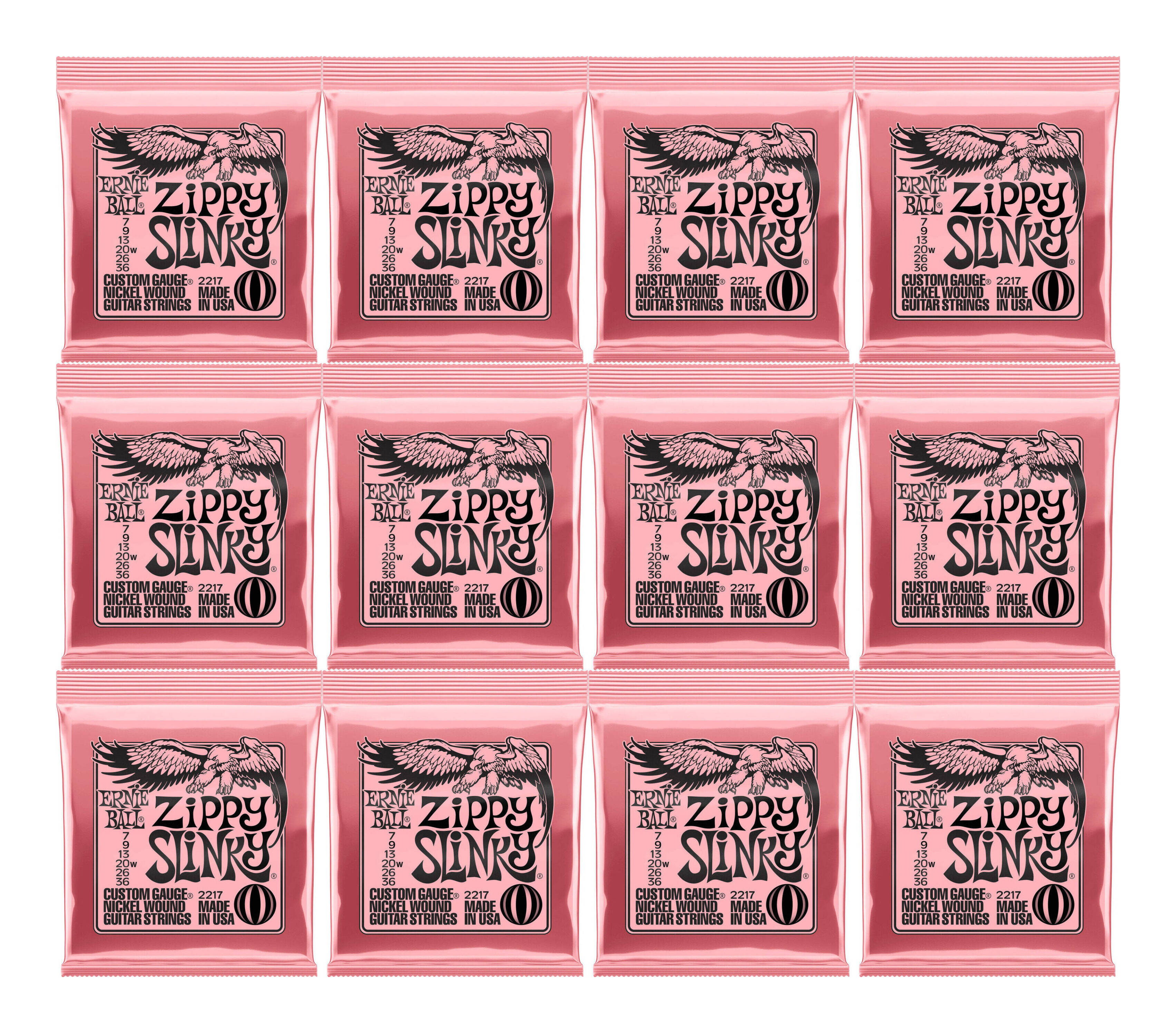 ERNIE BALL 2217 ×12 [07-36] ZIPPY SLINKY エレキギター弦【送料無料】