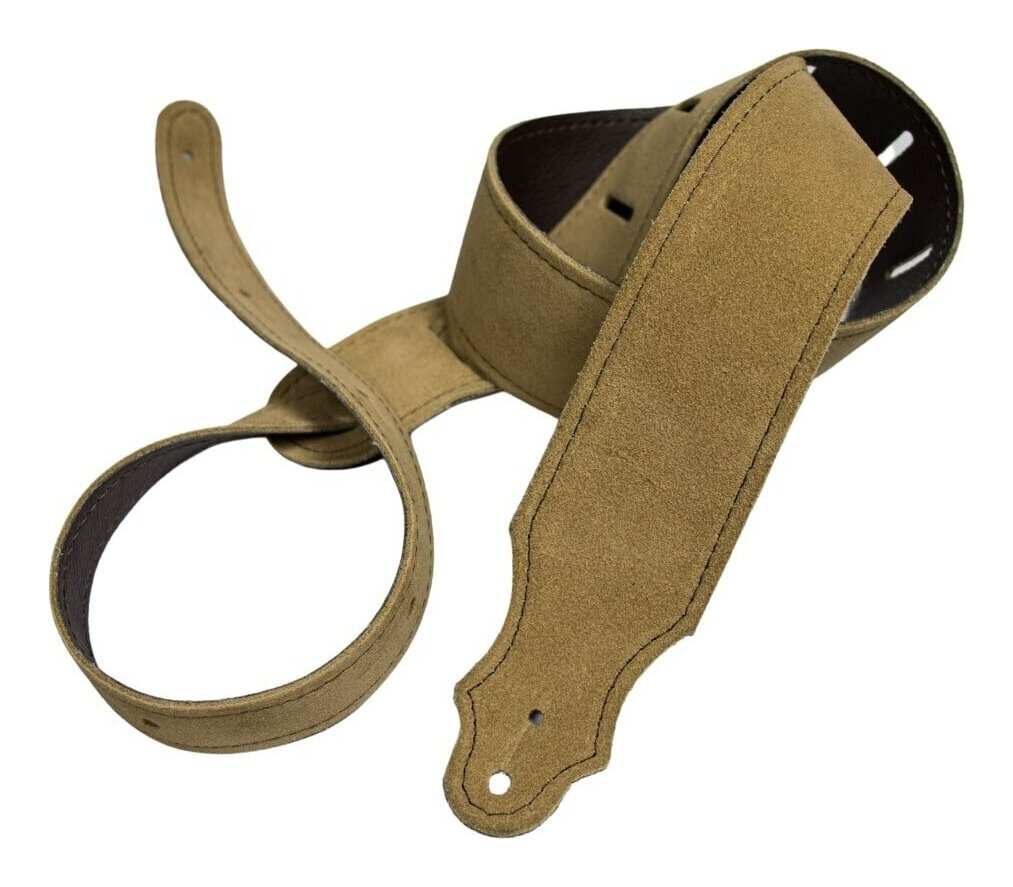 Franklin 3A-H-BR 本革 ギターストラップ レザー ストラップ Purist Suede Guitar Strap【送料無料】