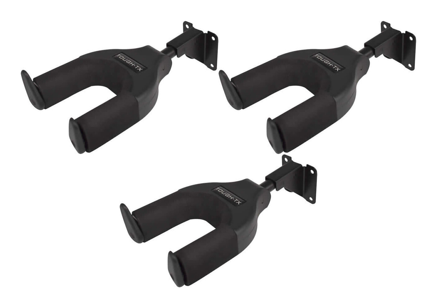 TOUGH-TX TX-GH02/3個セット ミディアム 壁掛け式 ギターハンガー ギタースタンド【送料無料】