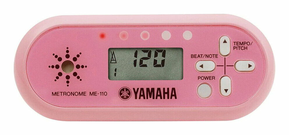 YAMAHA ME-110PK スリムタイプ 電子メトロノーム【メール便発送・全国送料無料・代金引換不可】