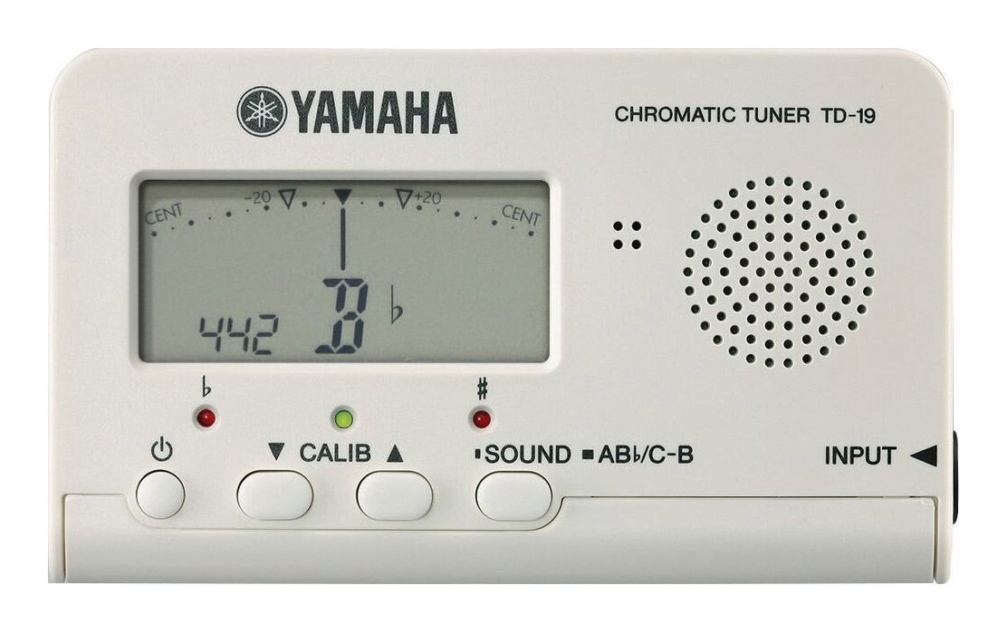 YAMAHA TD-19WH クロマチックチューナー【メール便発送・全国送料無料・代金引換不可】