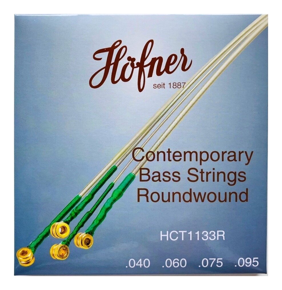 Hofner HCT1133R ×1 40-95 ヘフナー バイオリンベース用 ラウンドワウンド弦 セット【メール便発送 全国送料無料 代金引換不可】