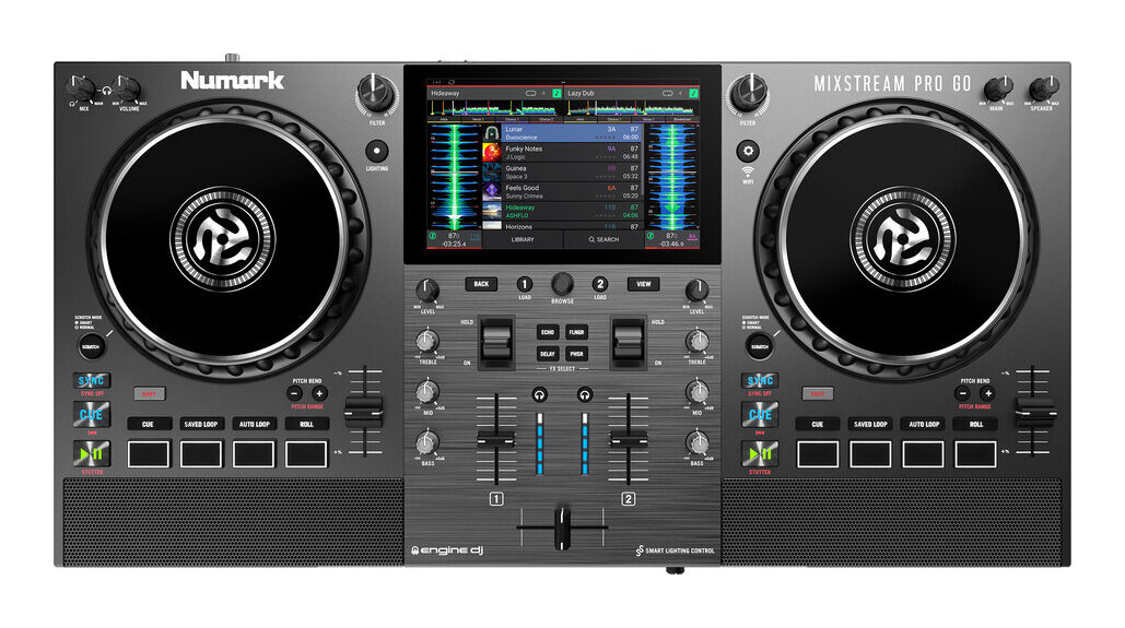 Numark Mixstream Pro Go 充電式バッテリー内蔵 AMAZON MUSICストリーミング対応 スタンドアロ―ン DJコントローラー【送料無料】【ポイント5倍】