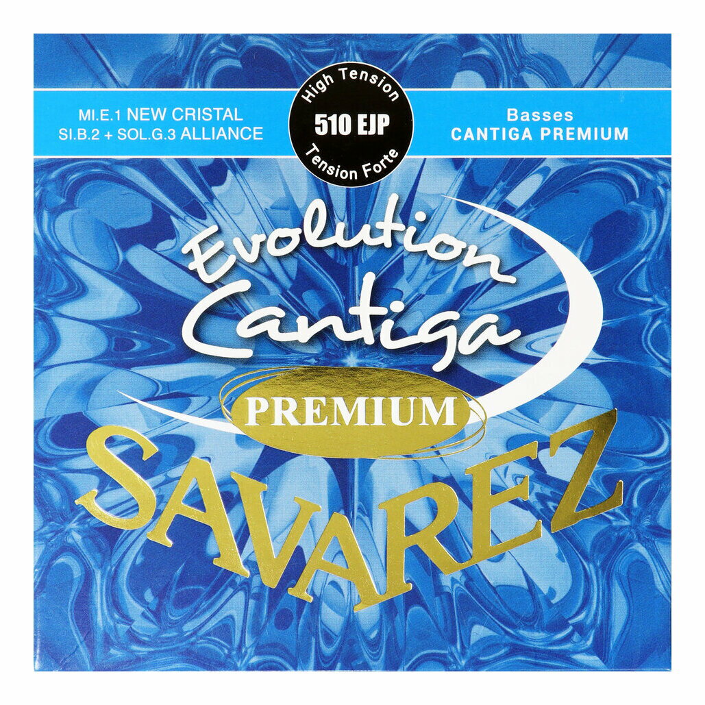 SAVAREZ 510 EJP ×1 High tension Evolution Cantiga PREMIUM クラシックギター弦【メール便発送・全国送料無料・代金引換不可】【ポイント2倍】