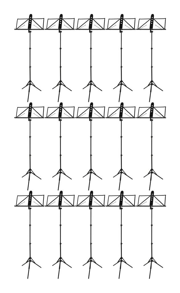 YAMAHA MS-260AL/15本セット アルミ製 軽量 譜面台 ケース付【送料無料】