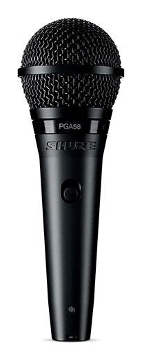 SHURE PGA58-QTR-J カーディオイド・ダイナミック・ボーカルマイクロホン [XLRメス-標準プラグ] マイク【送料無料】