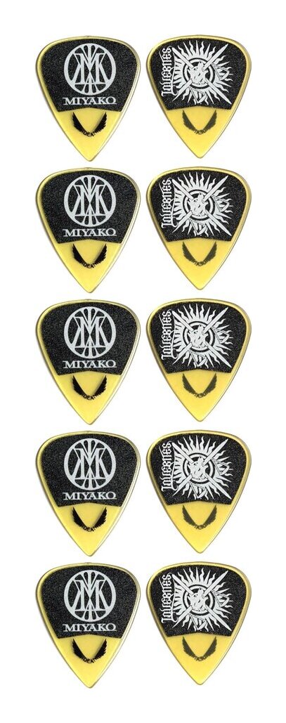 DEAN GUITARS LOVEBITES MIYAKO PICK2023/10枚セット ウルテム ピック 1.0mm【メール便発送・全国送料無料・代金引換不可】