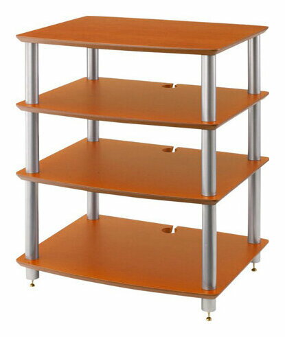 Sound Magic HF04LS ライトチェリー棚板/シルバー支柱 Design Edition オーディオラック【送料無料】【代金引換不可】