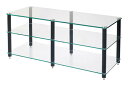 Sound Magic HXW03GB ガラス棚板/ブラック支柱 防弾ガラス Laminated glass オーディオラック【送料無料】【代金引換不可】(2)