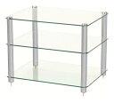 Sound Magic XT03GS ガラス棚板/シルバー支柱 防弾ガラス Laminated glass オーディオラック【送料無料】【代金引換不可】