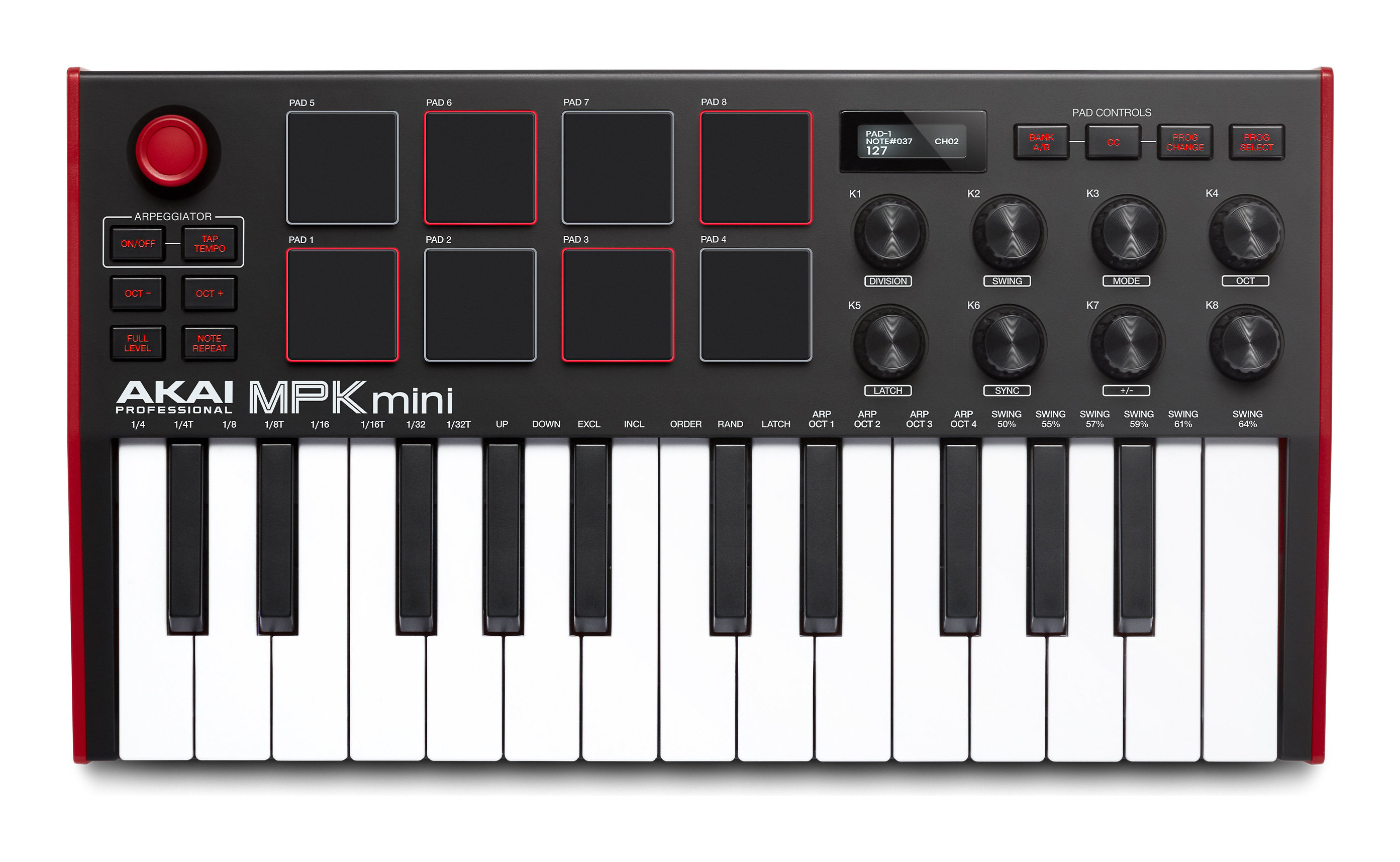 AKAI Professional MPK mini MK3 / コンパクト キーボード / パッドコントローラー【送料無料】