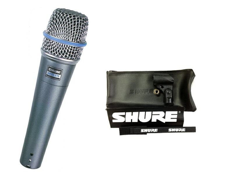 【6点セット】SHURE BETA57A 6点セット 楽器用/正規品2年保証【送料無料】