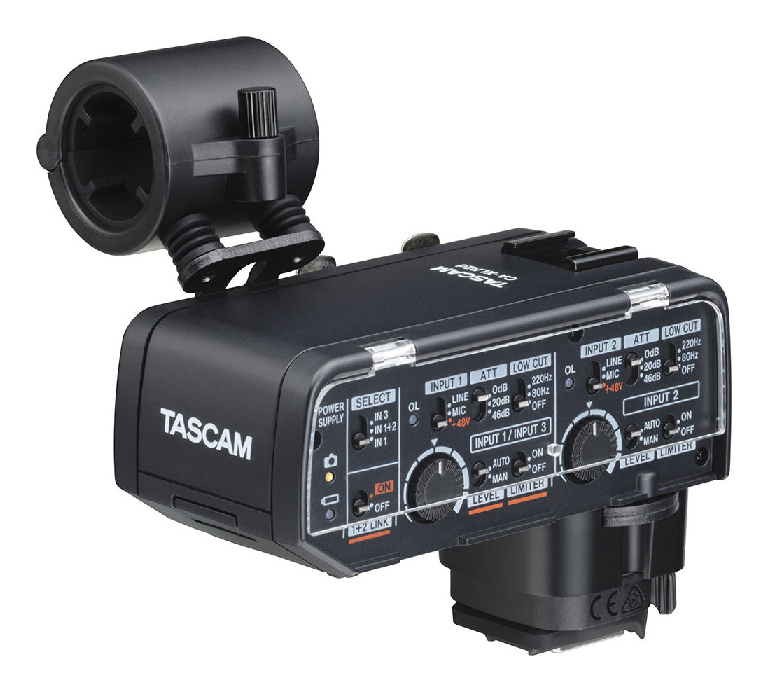TASCAM CA-XLR2d-C ミラーレスカメラ対応 XLRマイクアダプター Canon Kit キヤノン キット【送料無料】
