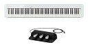 CASIO PX-S1100WE(3本ペダルユニット/SP-34付) ホワイト スリムボディ デジタルピアノ【送料無料】【代金引換不可】【ポイント8倍】