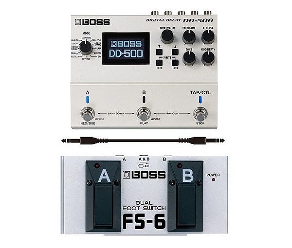 BOSS DD-500(フットスイッチ/FS-6+接続ケーブル付) ボス すべてを究めたディレイ・ペダル【ポイント2倍】【送料無料】