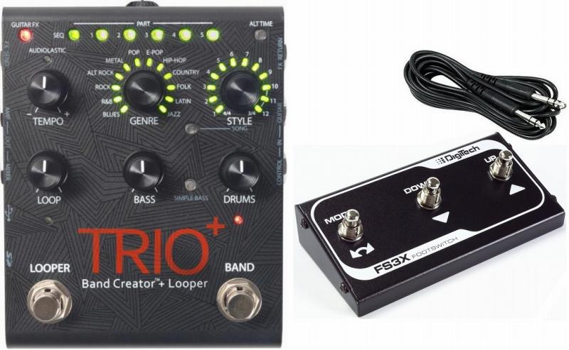 デジテック DigiTech TRIO+&FS3X Band Creator plus Looper ...