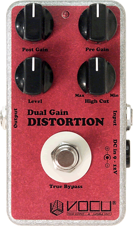 ヴォーキュ VOCU Dual Gain Distortion 低音域のつぶれを回避し低音域の美しい歪みが得られるプレミアム・ディストーション【送料無料】