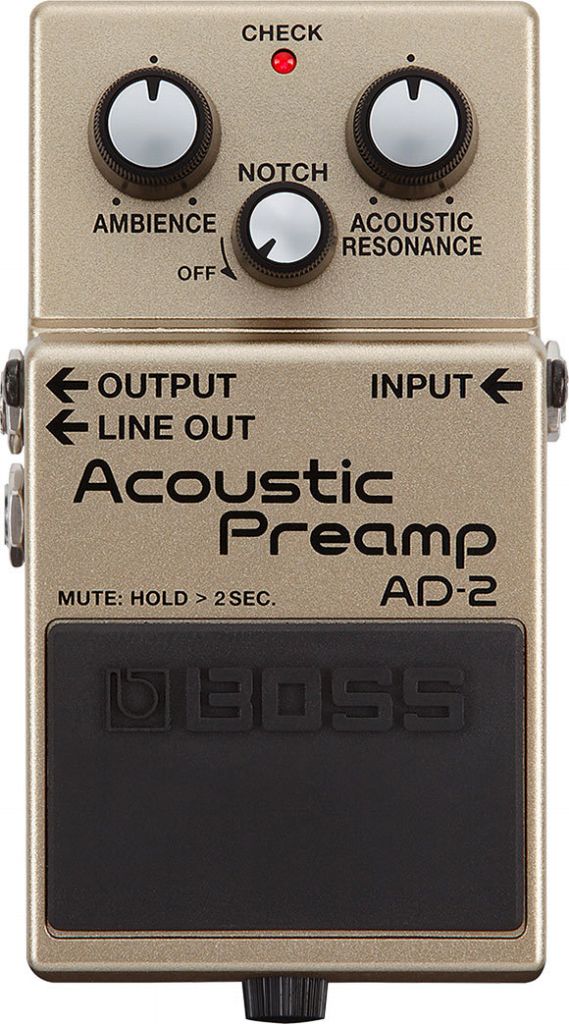 【ポイント10倍】【送料無料】ボス BOSS AD-2 Acoustic Preamp エレアコ用プリアンプ【smtb-TK】