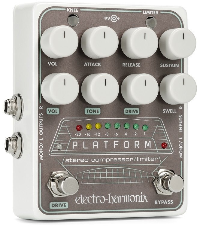 压缩机 - ELECTRO HARMONIX Platform Stereo Compressor/Limiter ステレオ・コンプレッサー/リミッター【送料無料】【ポイント5倍】