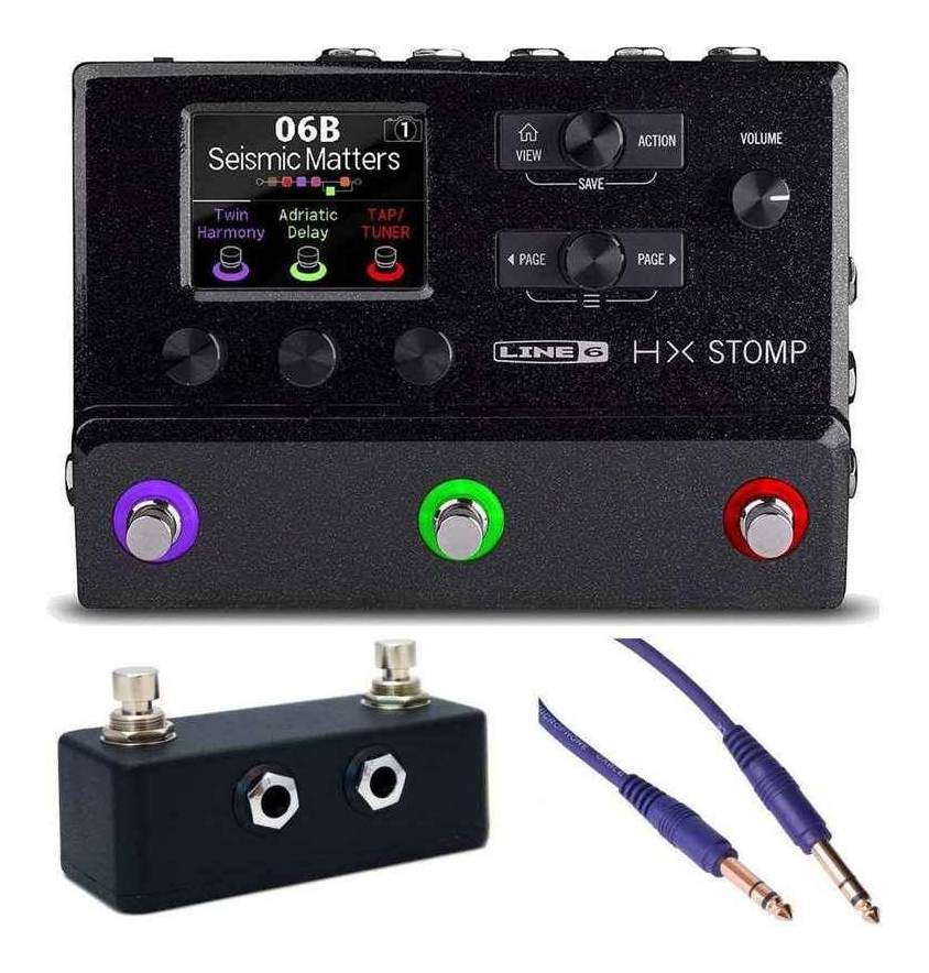 LINE6 HX STOMP/フットスイッチTT-2 ケーブルTD10SP2付 マルチエフェクター 超コンパクト プロフェッショナル ギター プロセッサー【送料無料】