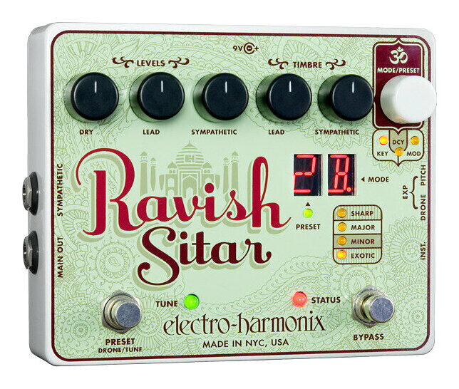 ELECTRO HARMONIX RAVISH SITAR シタールエフェクトペダル