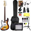 Legend LJB-Z L/H 3TS(3 Tone Sunburst) レフトハンド(左利き用) 完璧15点セット/ARIAアンプ【代金引換不可】【送料無料...