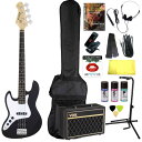Legend LJB-Z L/H BK(Black) レフトハンド(左利き用) 完璧15点セット/VOXアンプ【代金引換不可】【送料無料】