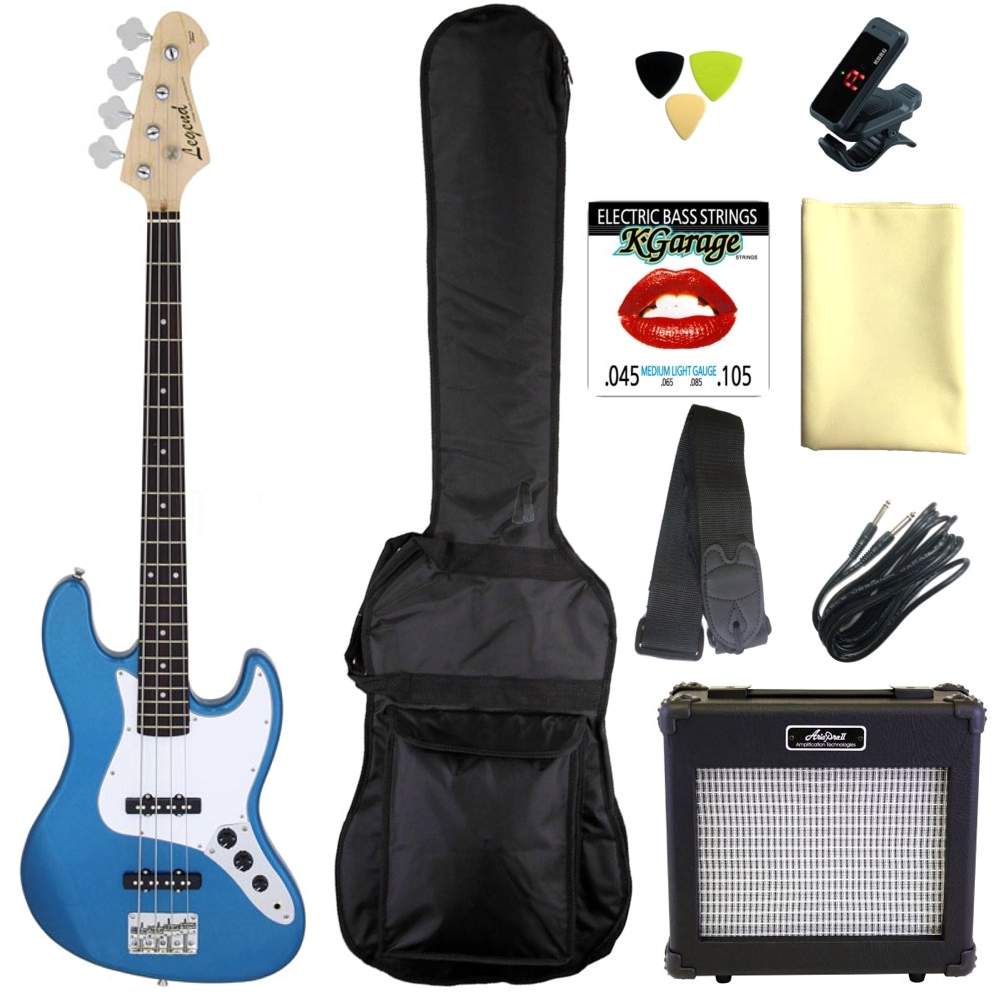 Legend LJB-Z MBL(Metallic Blue) 定番9点セット/ARIAアンプ【代金引換不可】【送料無料】