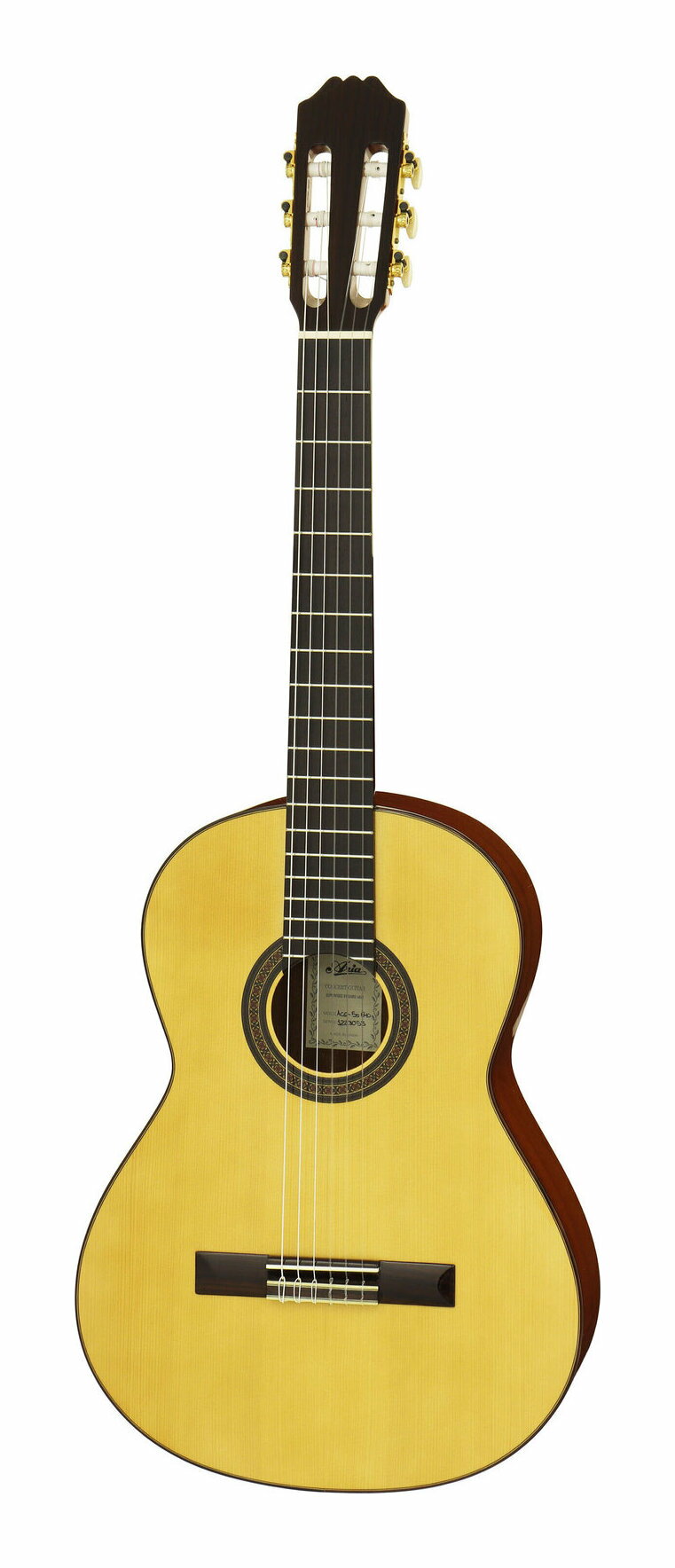 ARIA ACE-5S 640 スプルース単板トップ 640mmスケール クラシックギター スペイン製/ケース付【送料無料】【ポイント10倍】